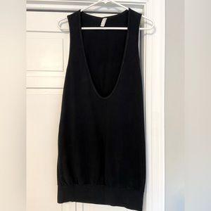 American Apparel Women's Shirt Dress - Black - S